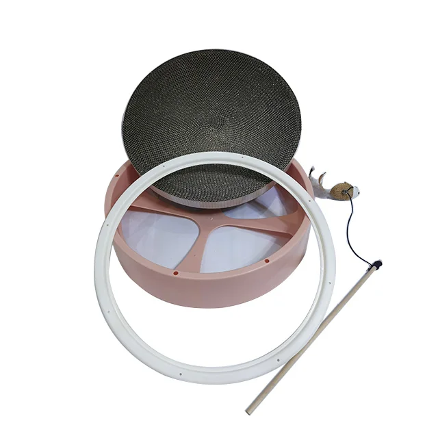 Cat scratcher can replace corrugated bowl claw grinder