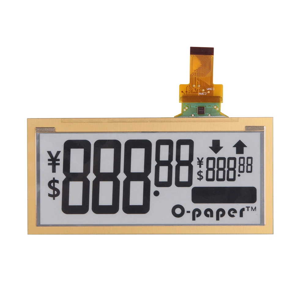  Дисплей 5 1 дюйма белый черный 91 сегментов SPI eink