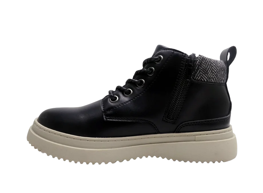 Wholesale customized designs OEM&ODM Smeta/GRS/HIGG/BSCI factory kids boots boy high top casual sneaker ankle boots