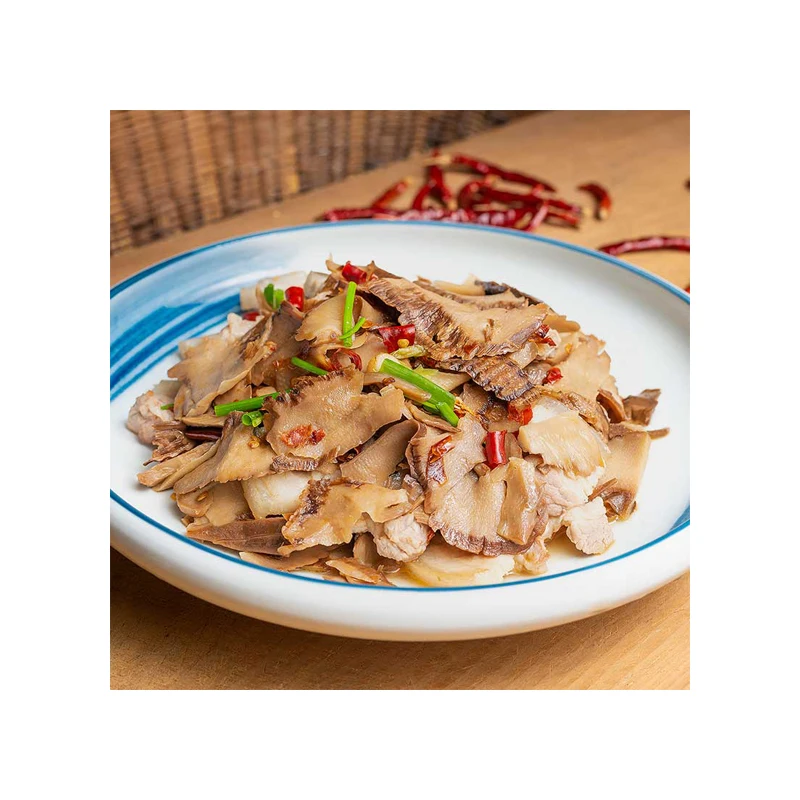 Production of 300g hand-sliced and packaged crispy bamboo shoots