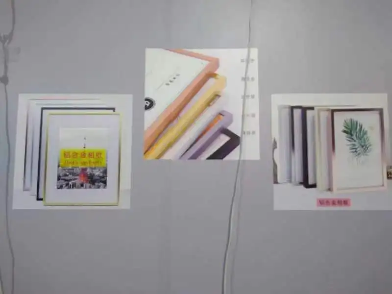 Hot Selling Custom Colorful Wood Photo Frame Wall Gallery Arts Family Picture Tabletop Home Decor With Hanging Template Picture