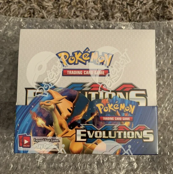 
Free Standard Shipping 324pcs 36 packs Pokemon PTCG Trading Card Game XY Evolutions Booster Box 