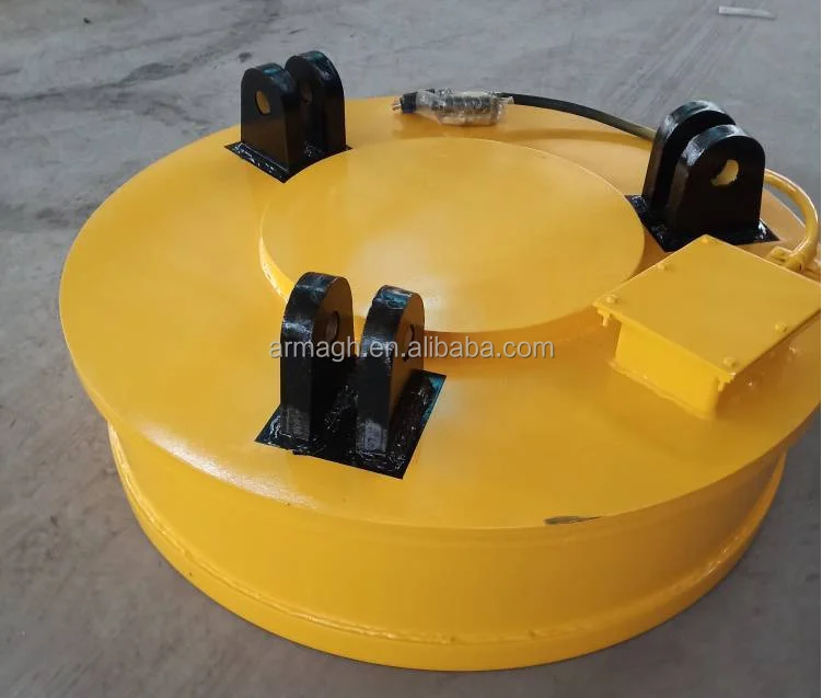 Series MW5 Strong Magnetic Chuck 1000kg Lifting Electromagnet For Steel Scraps