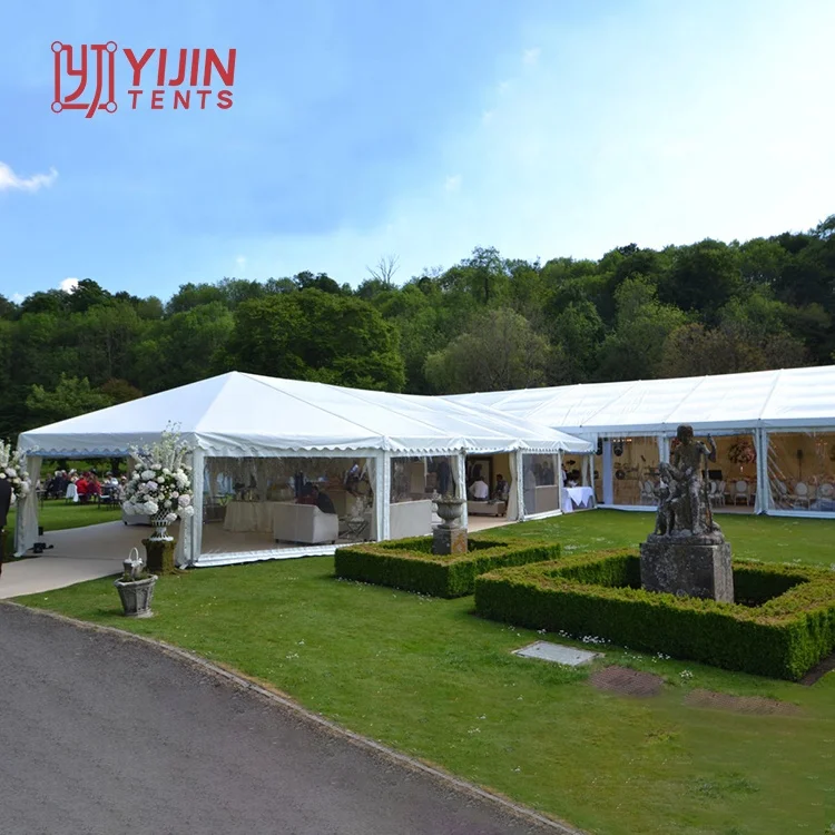 Large white outdoor 15 x 20 15 x 50m marquee wedding party tent for wed