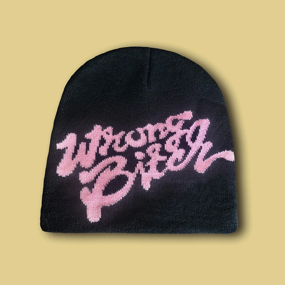 Czelrine Wholesale Custom Plain Skulls Beanie Cap Embroidery Skully Customized 2 layers No Cuff Acrylic Winter Hats Toque Caps