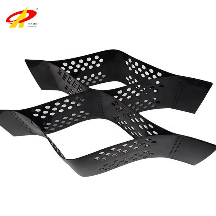 Factory Price HDPE Geocell Black Road Gravel Grid Geocell Hdpe Honeycomb Gravel Paving Geocell