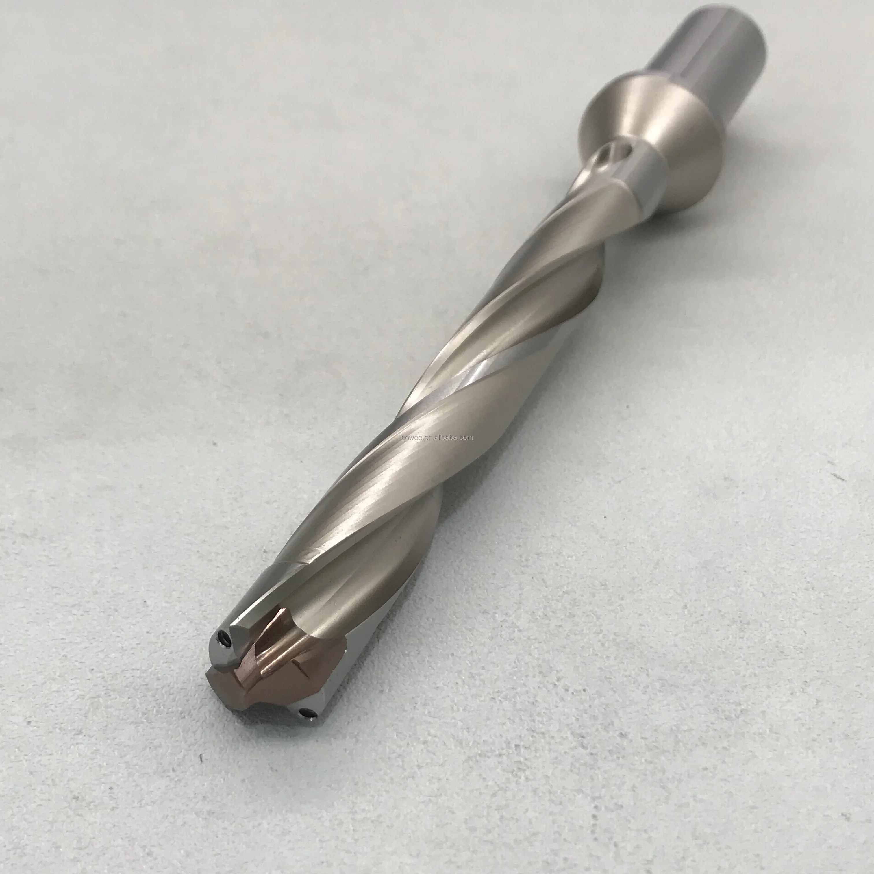 Metal deep hole drilling ICD HLD indexbale modular drill head with carbide insert+wrench