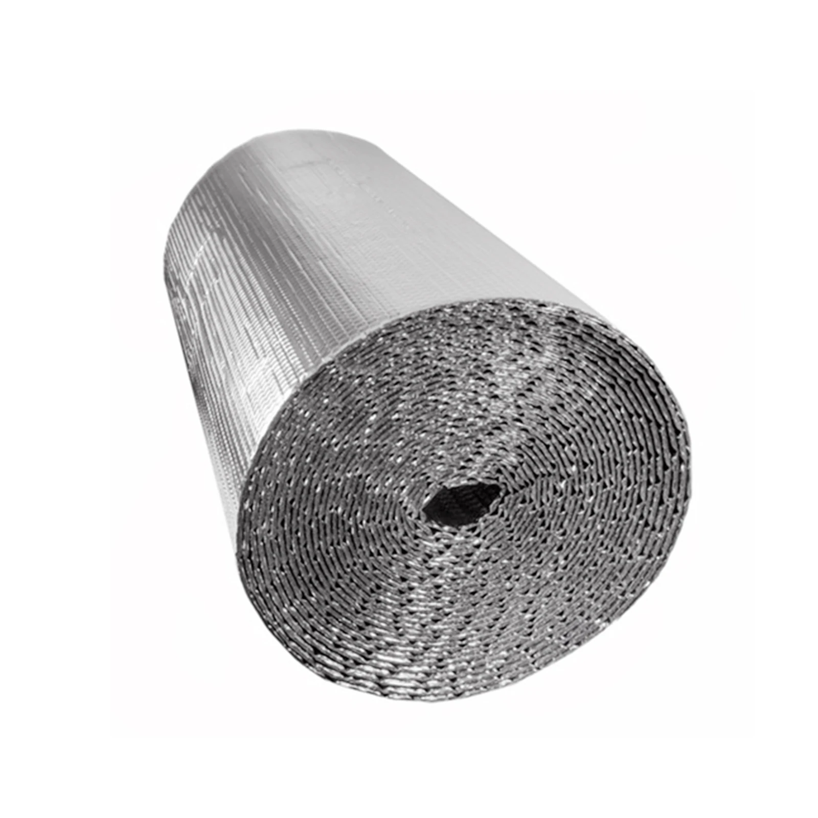 Metallic Double Bubble Wrap Insulation Materials Aluminium Bubble Foil Insulation For Roof