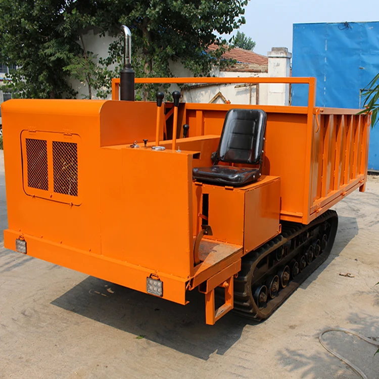 Strong carrying capacity Agricultural crawler dump truck
