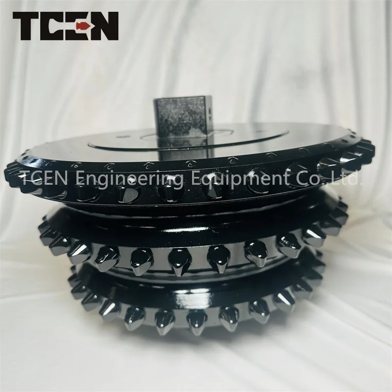 Tuneladora TBM pipe jacking machine roller disk cutter for underground trenchless pipelines