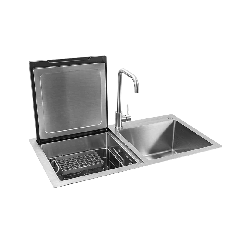 integrated sink dishing washer integrated SUS304 integrated sink dishwasher digital Lavaplatos sink dishwasher