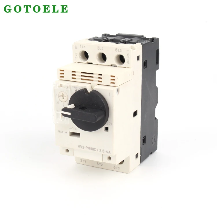 Circuit breaker rotary button GV2-PM08C 2.5-4A  motor protector best quality