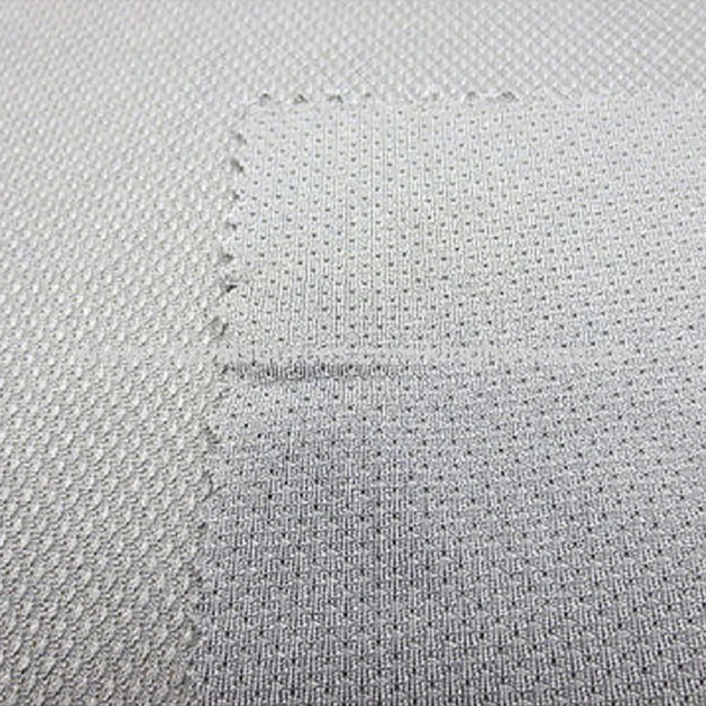 FREE SAMPLE Stretch Mesh T-Shirt Sportswear Football Shirt Fabric Breathable Polyester Knitted Mesh