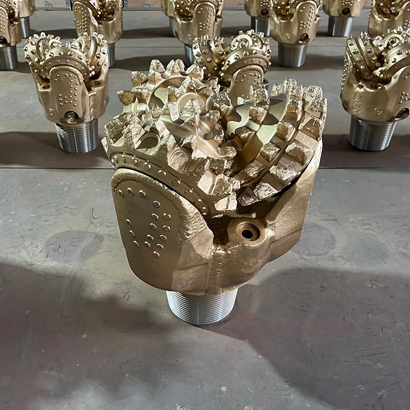 9 7/8'=250.825mmSteel Teeth Tricone Bit with Rubber  Parts Well Drilling Mining Machinery Rock Drilling Tool