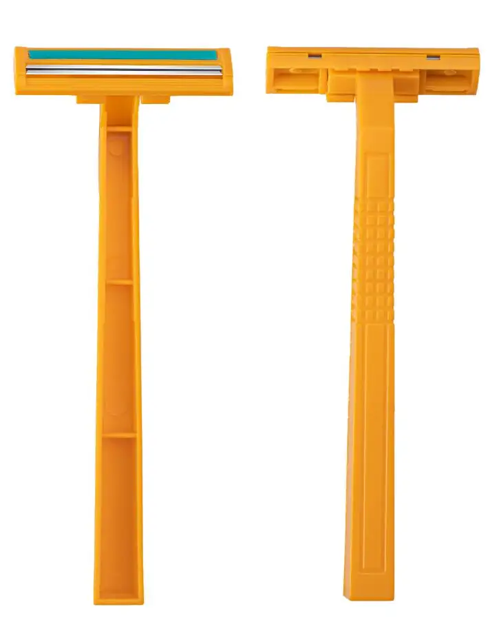 Manufacturers wholesale super quality twin blade disposable razor for hotel with different size