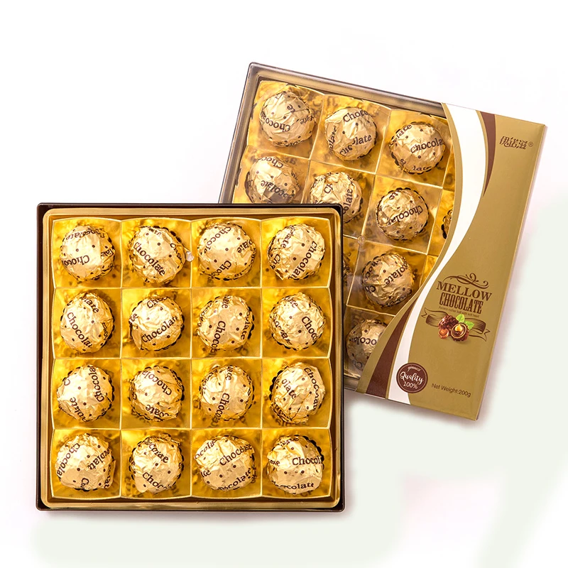 Factory wholesale High quality Multi specifications and shapes packing praline nuts chocolate ball