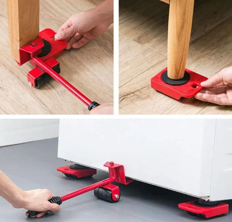 Lifting tools Lifting heavy objects Gimbal wheels Save energy moving heavy furniture