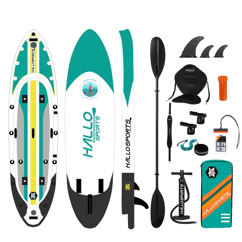 Hallosports K037Inflatable fishing Kayak