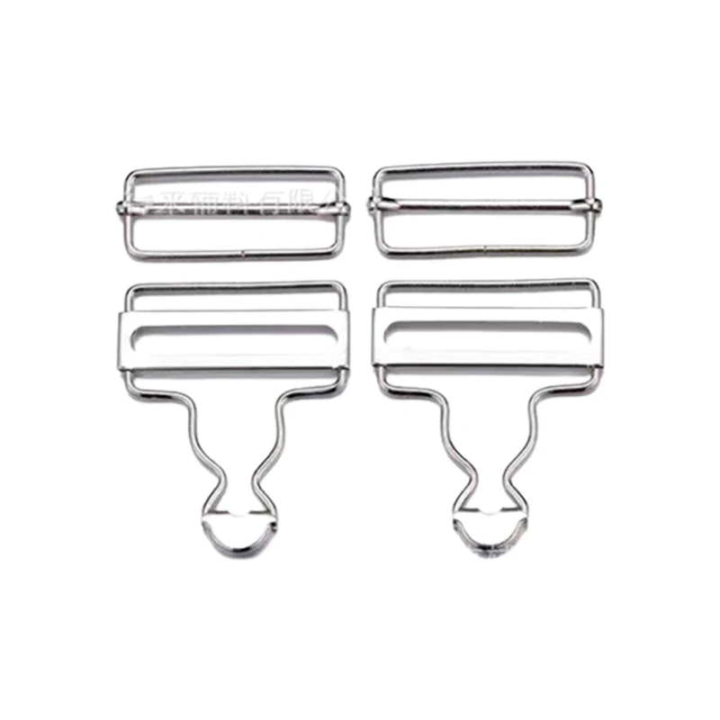 Wholesale Calabash Alloy Metal adjustable suspender Buckles For Jean Trousers