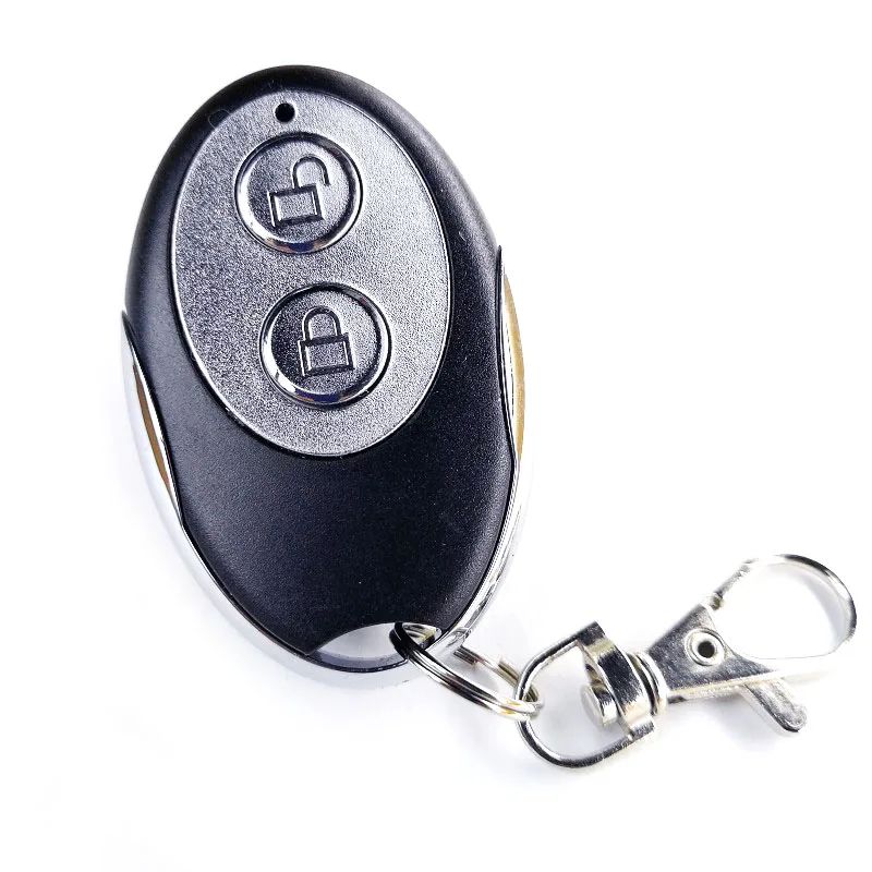 Metal 2 key 433.92M learning code wireless remote control garage door opener two button automatic door remote control