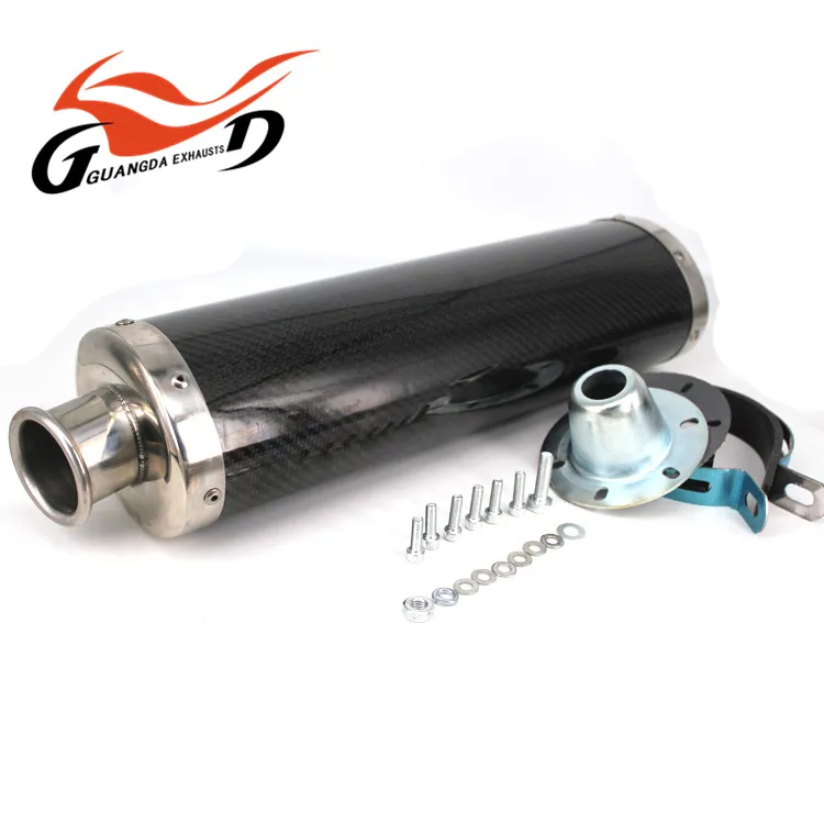 Top Quality carbon fiber 51mm dirt bike exhaust escape moto escapament de moto dirt bike racing exhaust for crf230