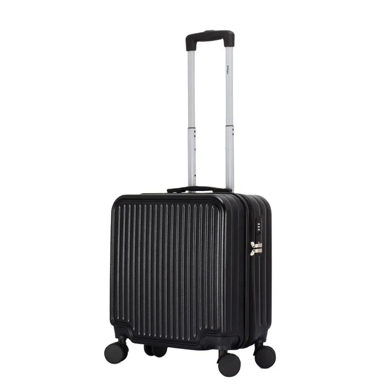 Free Sample Portable 18-inch ABS PC Trolley Case Multi-wheeled Portable Travel Case Male And Female  Code Case