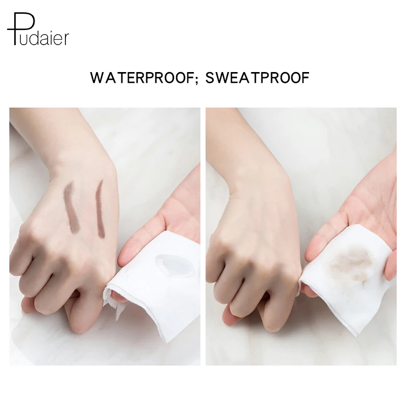 Pudaier Wholesales Product Sweat-Proof Waterproof Smudge Proof Matte Finish Longwearing Eyebrow Pencil Eyes Makeup