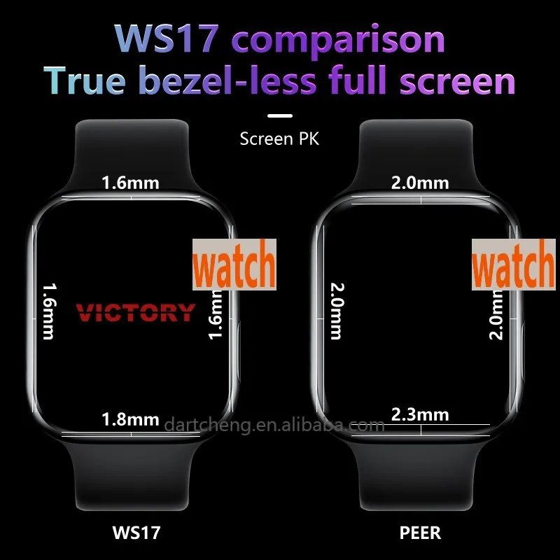 Fitness Products Series7 Series 8 Ws17 pro Ws 17 Big Screen Smart Watch Wearable Device Smart Watch WS17 Smartwatch 2022