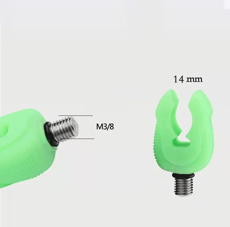 Carp Fishing Rod Rest Head Rubber Silicone non-slip bracket head Sea pole bracket Reservoir fishing accessories fishing supplies