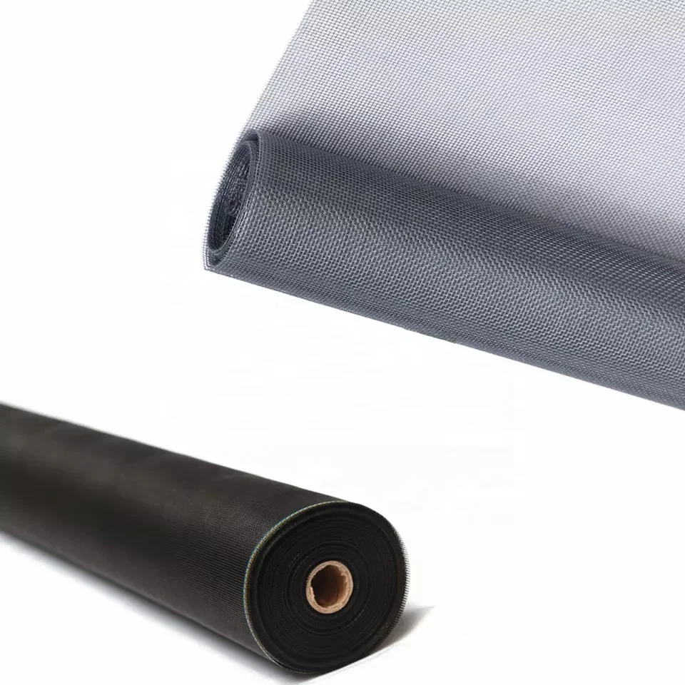 Wholesale 18x16 Window Mosquito Mesh Glass Fiber Screen Reinforced Plastic Transparent Fiberglass Insect Window Door Screen Net