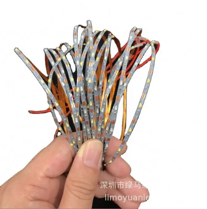 Ultra Thin 2.5 Mm Width 0805 Smd Led Voltage Dc 12V 3V 5V Led Tape Emitting Decoration Ultra Thin Edge Led Strip Light
