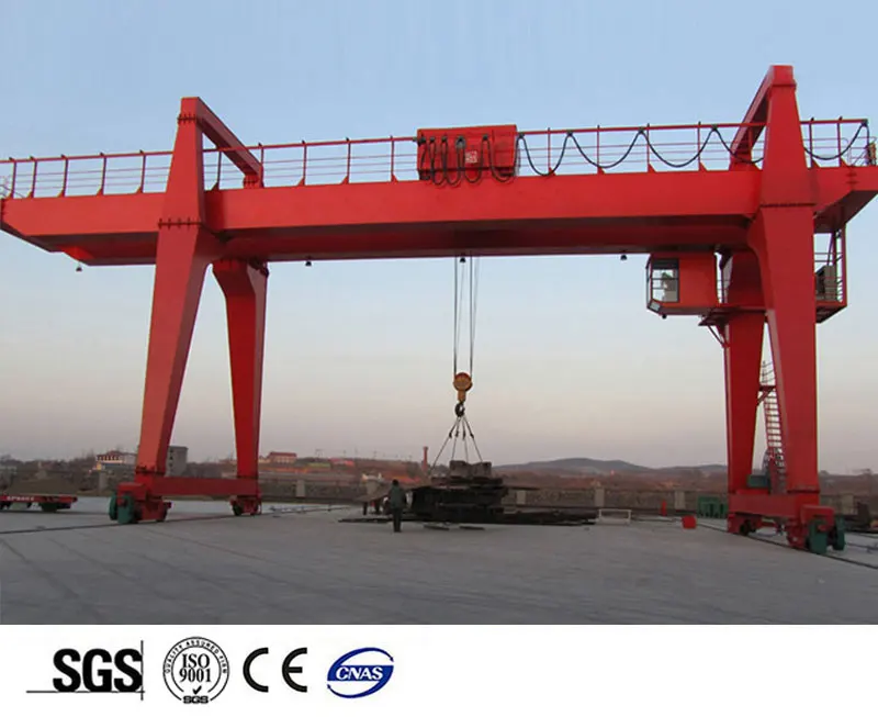 customize 15ton 20 tons 25 ton Outdoor Steel Coil Lifting Double Girder Gantry Crane with wheel or tire