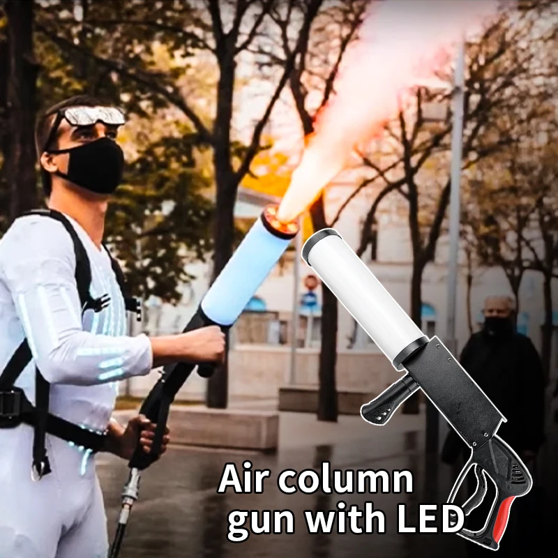 LED CO2 Gun Cannon Hand Jet Machine For DJ Party Disco Nightclub