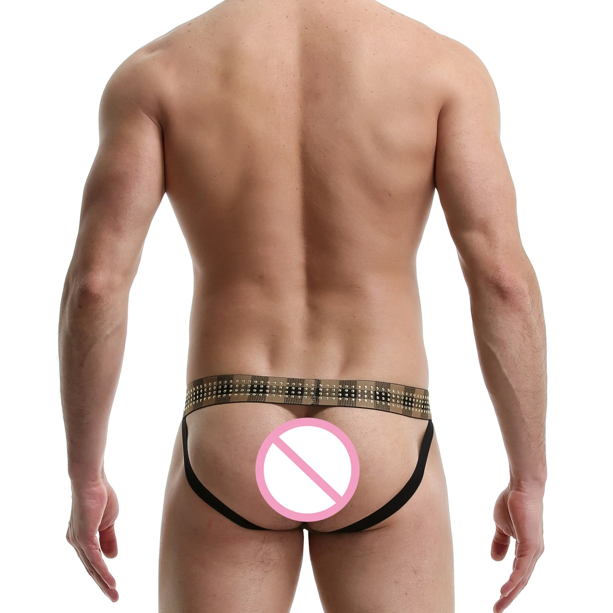 Пользовательское быстросохнущее Спортивное бразильское забавное Мужское нижнее белье jockstrap