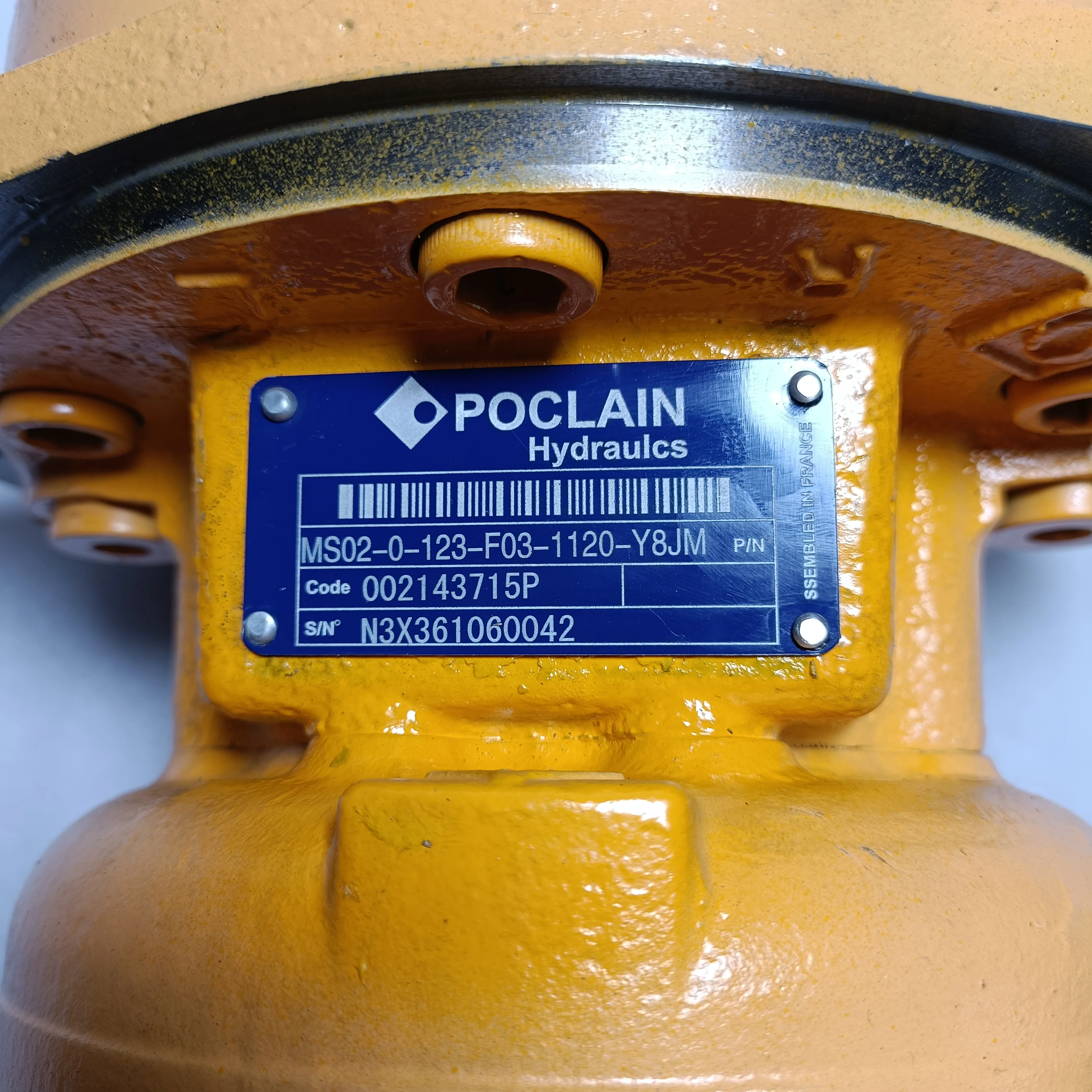 Poclain MS серии MS05-0-113-F04-2A50-0000 MS02-2-123-F03-1120-Y8JM радиальный плунжерный двигатель MSE02 MSE05 MSE088