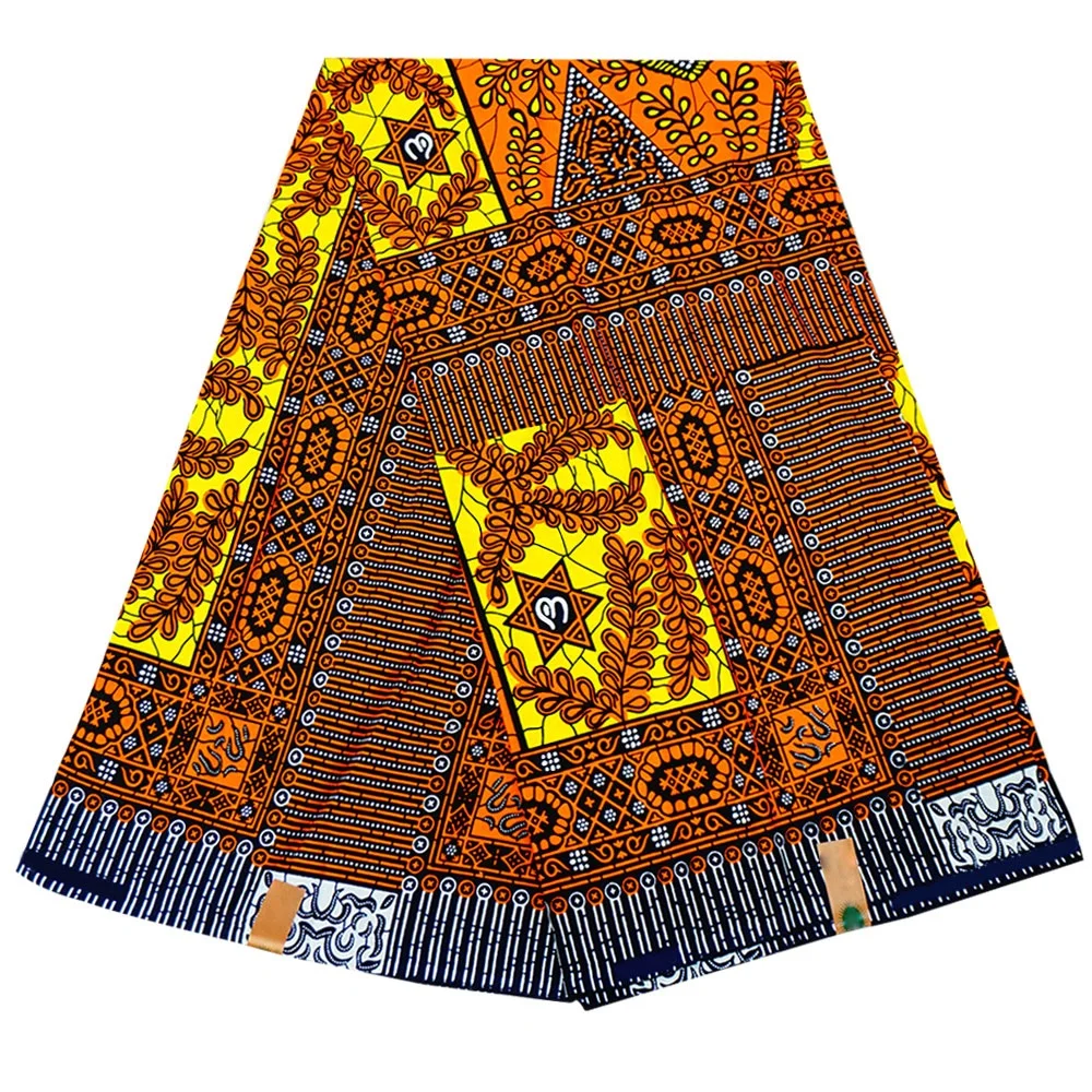 ACI Hot Selling African Wax Fabric Batik 100% Cotton Tissus Wax African Print Ankara Fabric Real Wax Africa Fabric 6 Yards