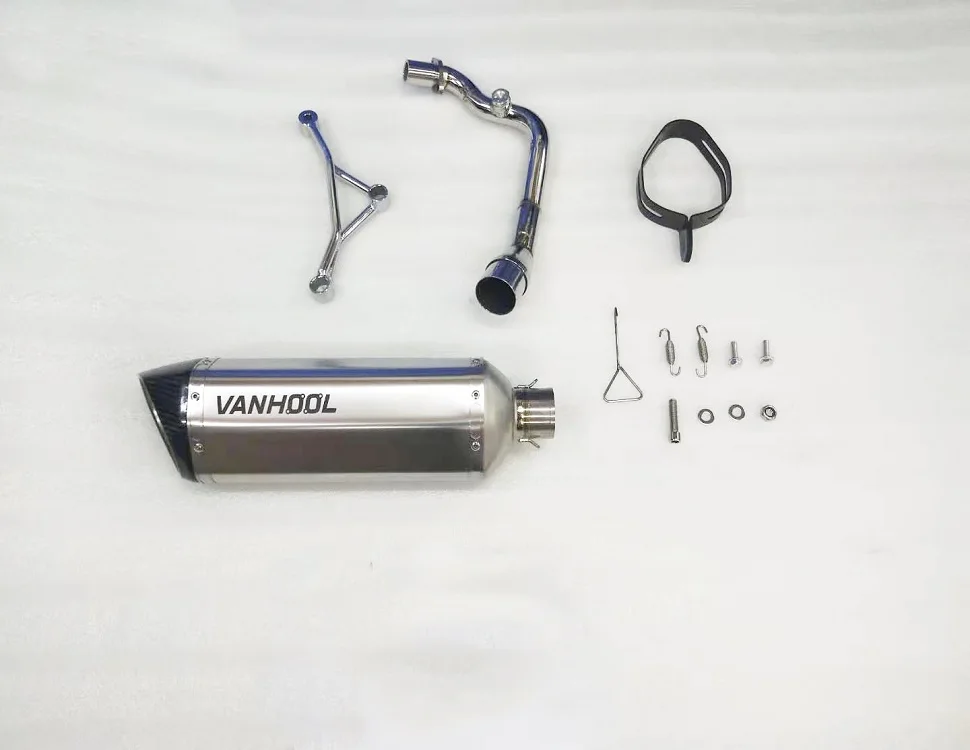 High Performance Stainless Steel Motorcycle Exhaust Muffler Pipe for Piaggio Vespa 150 Vespa 300