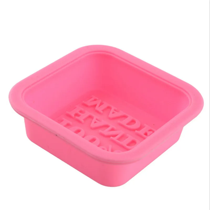 Square Shape Hand Made Food Grade Silicone Soap Mold Diy For Soap Making Fondant Cake Decorating Tools Soap Make R0829