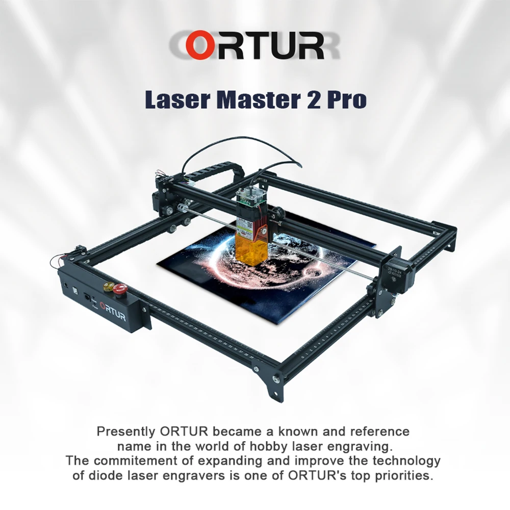 Ortur DIY диод дерево Настольный CNC 3D принтер гравировка собака маркировочный пистолет лазерный