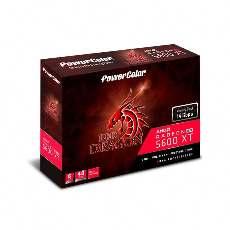  2021Original 100% Genuine PowerColor 5700XT 5600XT RX590 AMD Radeon RX VEGA 64 Red Devil 8GB HBM2 Graphics