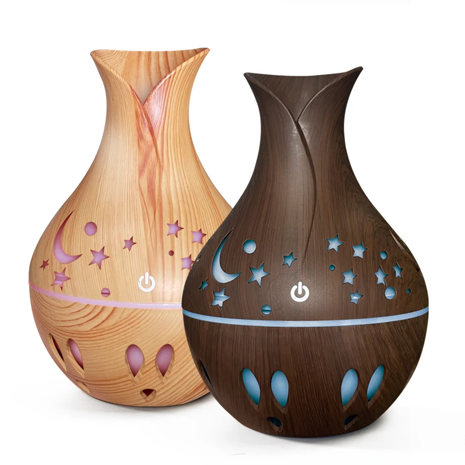 Factory Direct sales 2023 Creative new product USB big fog starry sky Moon wood grain humidifier gift office air purifier