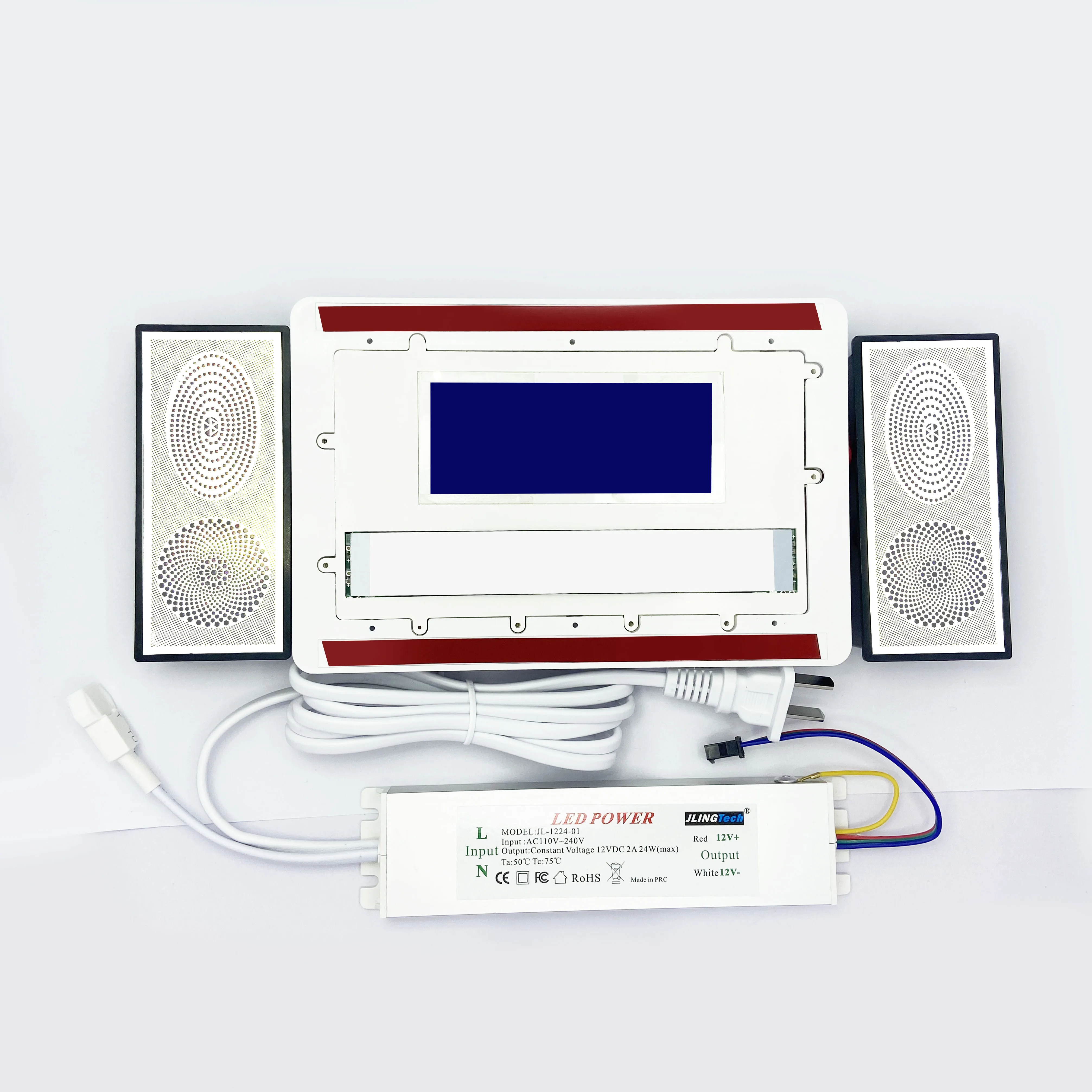 Six keys Bluetooth time temperature defogging date calendar humidity multi-function