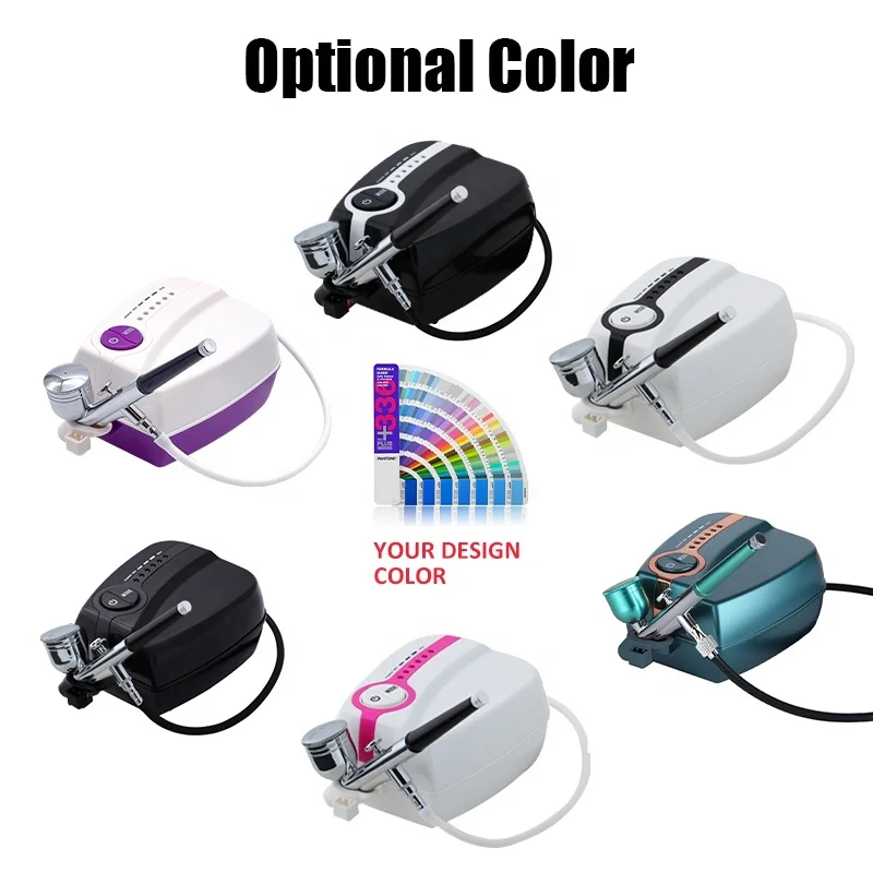 Novelty electric hair dye airbrush set for makeup