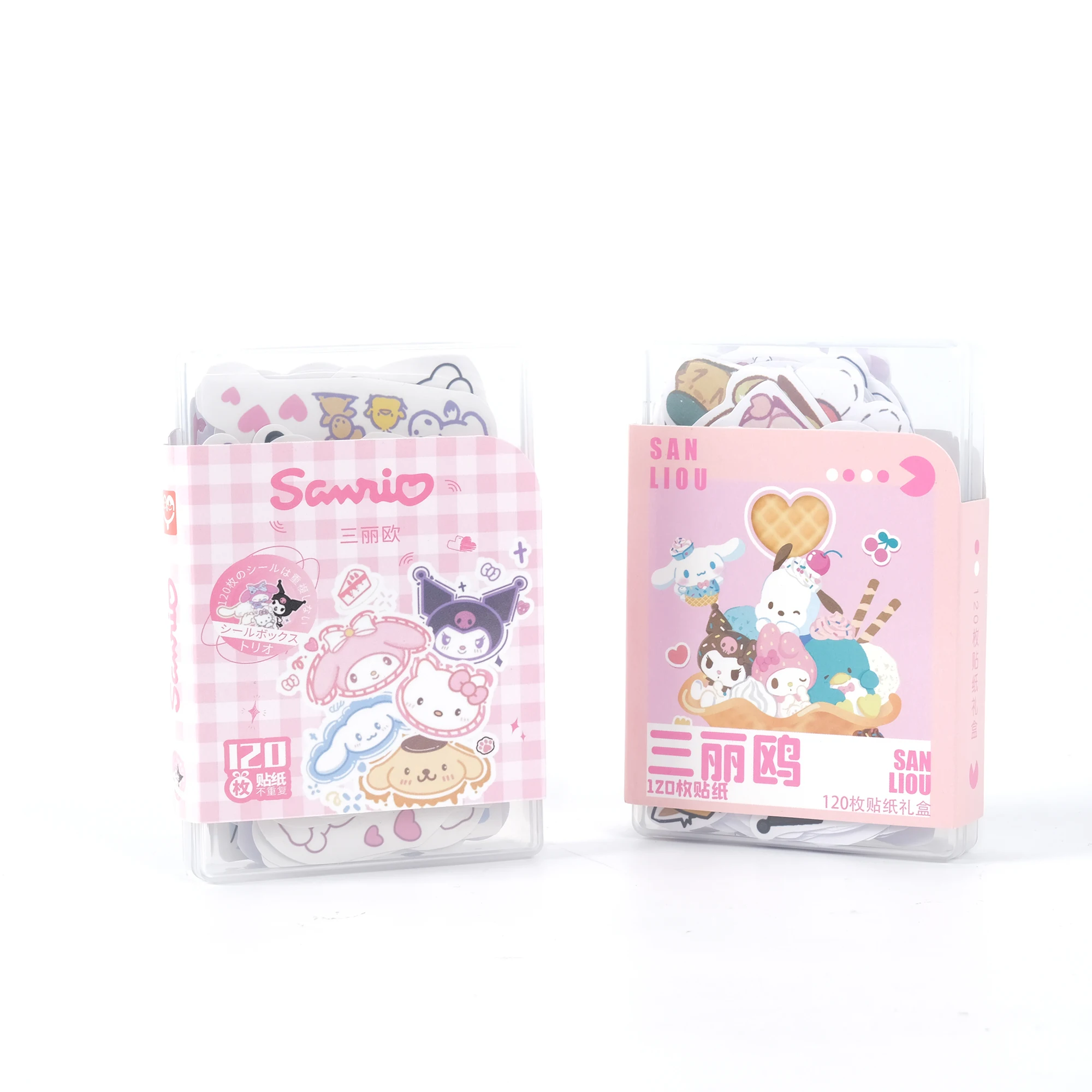 2025 Popular Cartoon Characters Valentine Day Collage Decal Waterproof Stickers Diy Decorated Diary Phone Water Cup Toys