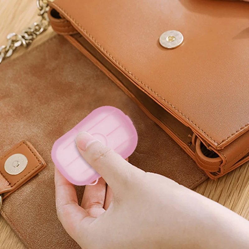 2023 Organic Soap Chips Sheets Fruity Arom Disposable Travel Water Soluble Dissolving Hand Soap Paper