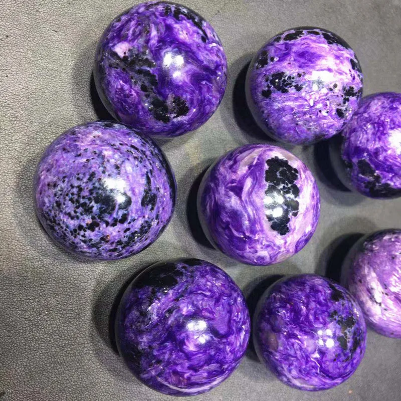 wholesale healing stone charoite sphere purple dragon crystal ball for gift