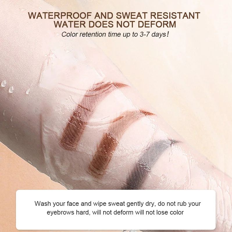 Semi Permanent Brow Tint Last Up to 3 Days Waterproof Transfer-proof For Fuller & Defined Looking Brows eyebrow tint
