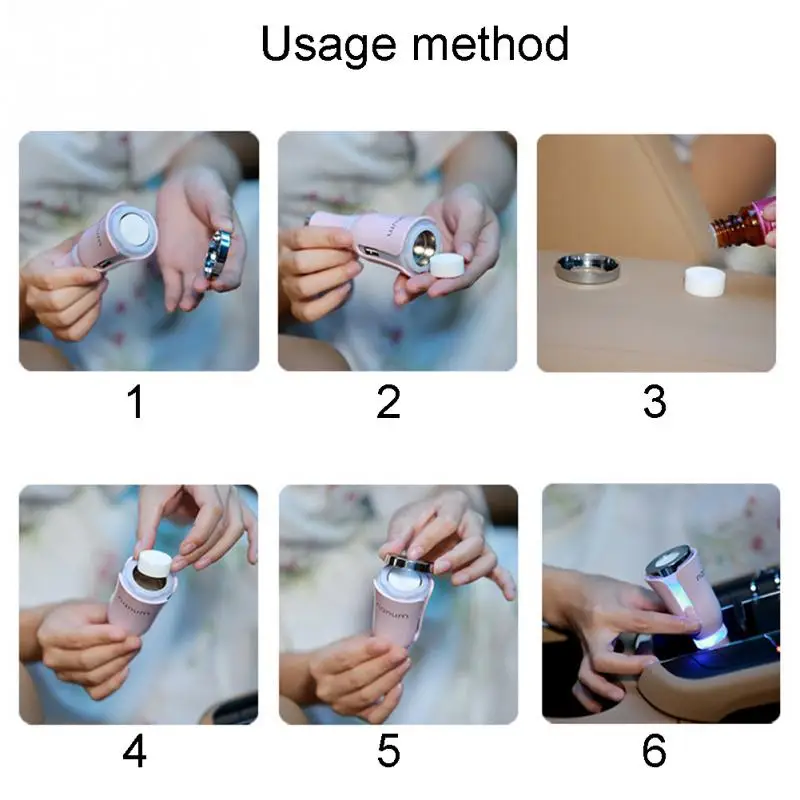 Perfume USB Car Charger Portable Air Freshener Waterless Aroma Diffuser Mini USB Aromatherapy Machine Car Aroma Diffuser