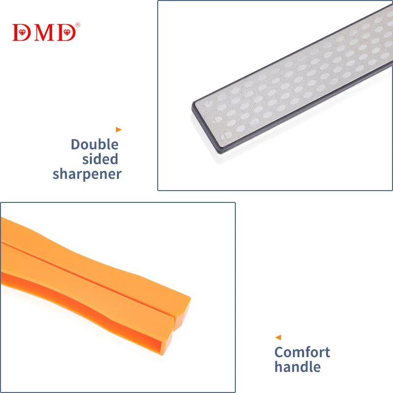 Factory Wholesale Double Side Diamond Hunting Knife Sharpener Outdoor Tools