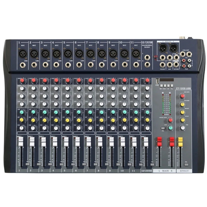 Accuracy Pro Audio Professional Mixer Dj Controller/Audio Console Mixer